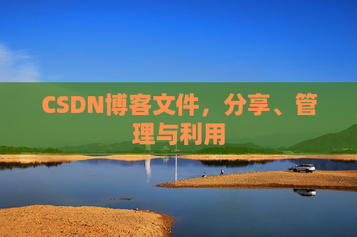 CSDN博客文件，分享、管理与利用